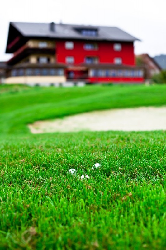 Golf at lake Attersee