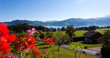 Hotel Haberl am Attersee Ausblick